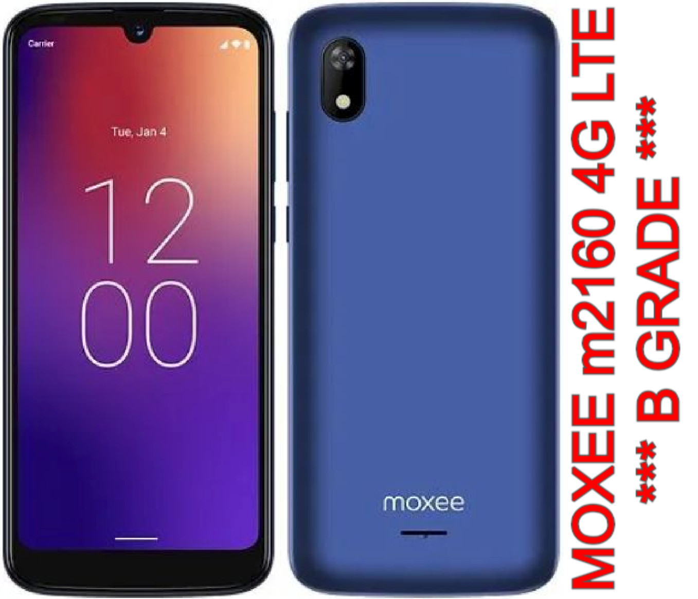 UNLOCKED Assurance Wireless Moxee M2160 32GB 4G LTE Smart Phone *B GRADE*