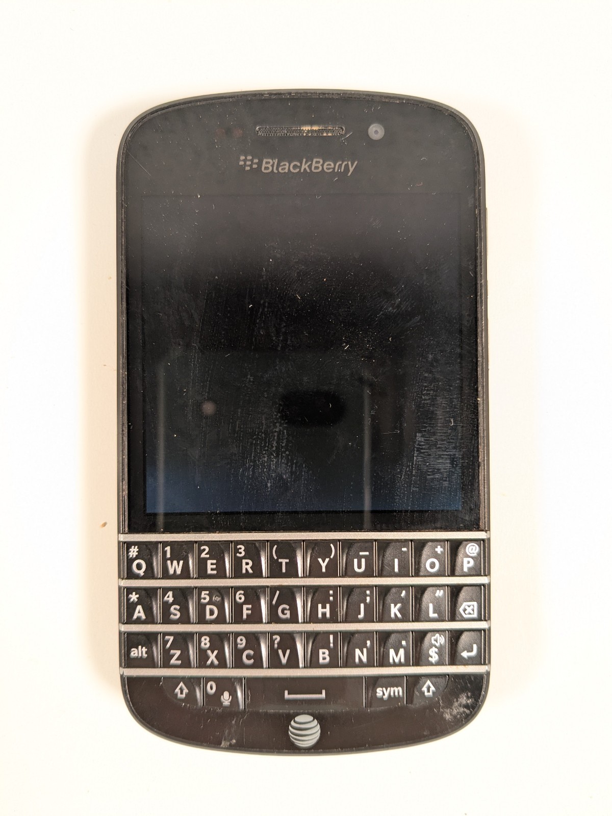BlackBerry Q10 Cell Smartphone Keyboard AT&T Tested