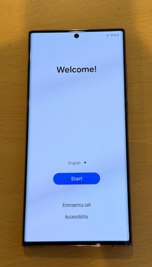 Samsung Galaxy S22 Ultra 5G SM-S908U 128GB Burgundy AT&T