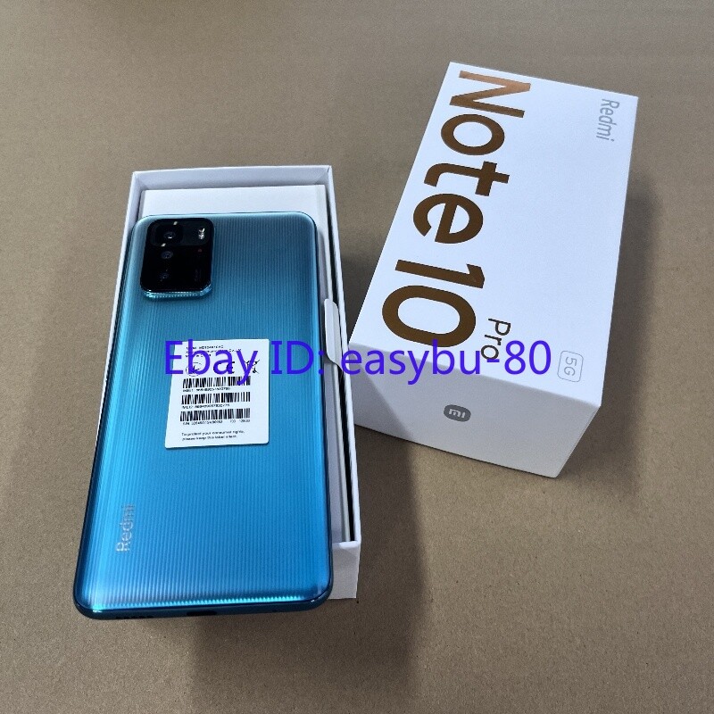 Xiaomi Redmi Note 10 Pro 5G-Dual SIM-64GB -Factory Unlocked-Octa-core-New Sealed