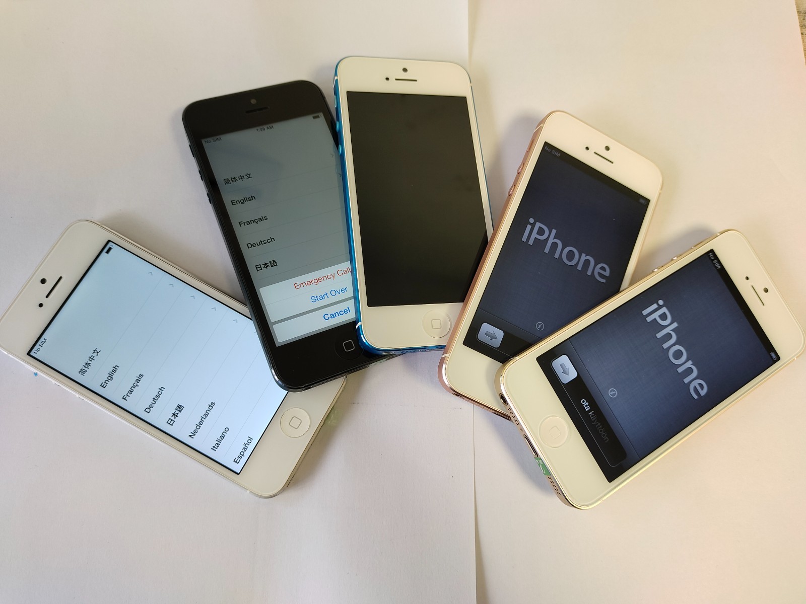 GOOD -Original Apple iPhone 5 5C 5S 8GB/16GB/32GB/64GB Unlocked 4G mobilephone
