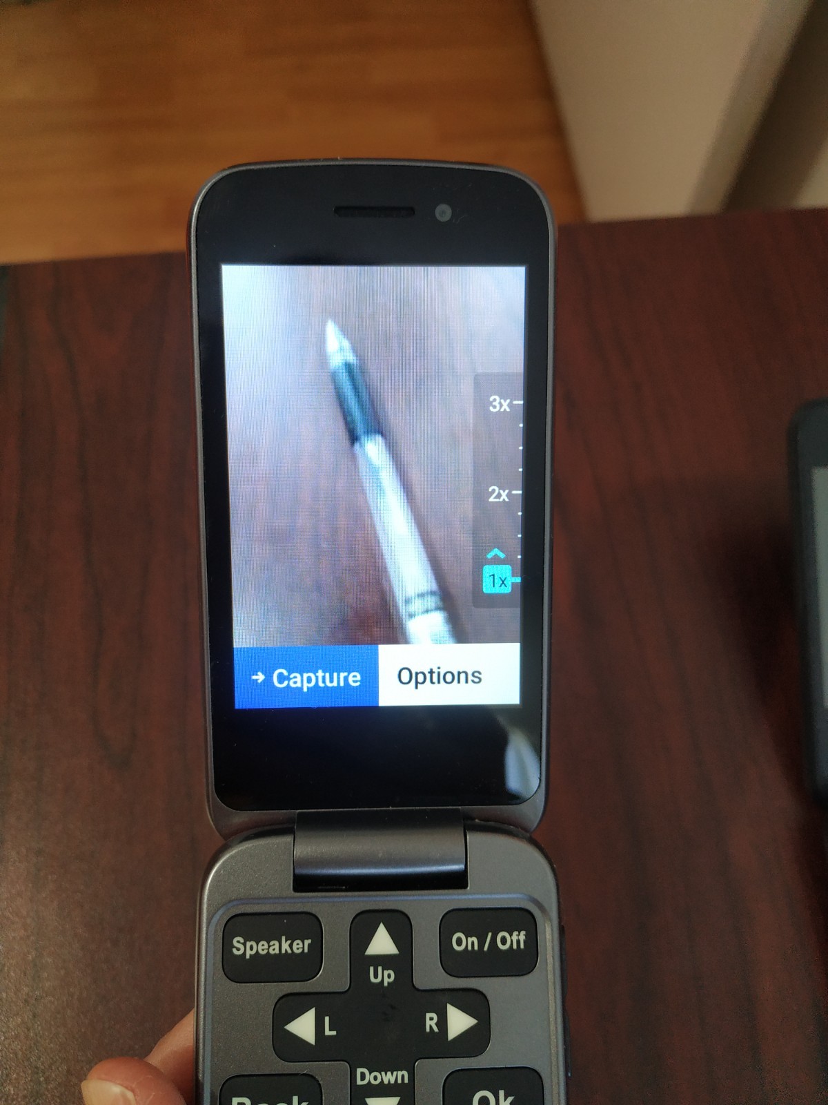 Lively Jitterbug Flip 2 Alcatel 4058P 32GB Red Works Great (Big Buttons)
