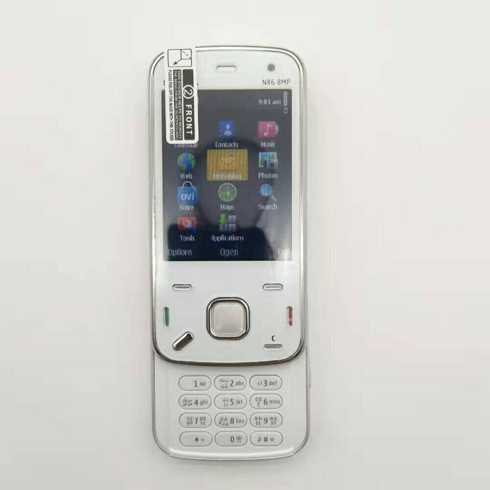 Nokia N86 8MP 8GB 3G GSM Unlocked Original classic Cellphone 1 year warranty