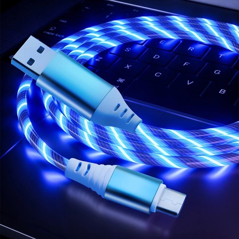 2.4A High Speed Led Lighting Up Cell Phone Chargers