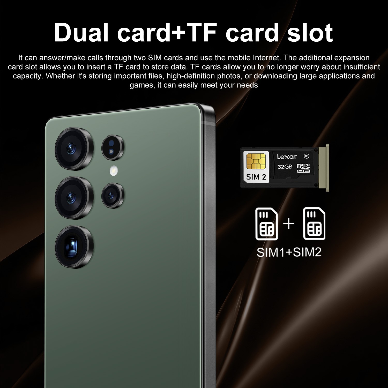 Unlocked Cell Phone 25 Ultra Dual SIM 5G Smartphone Android 15 Cheap Phone