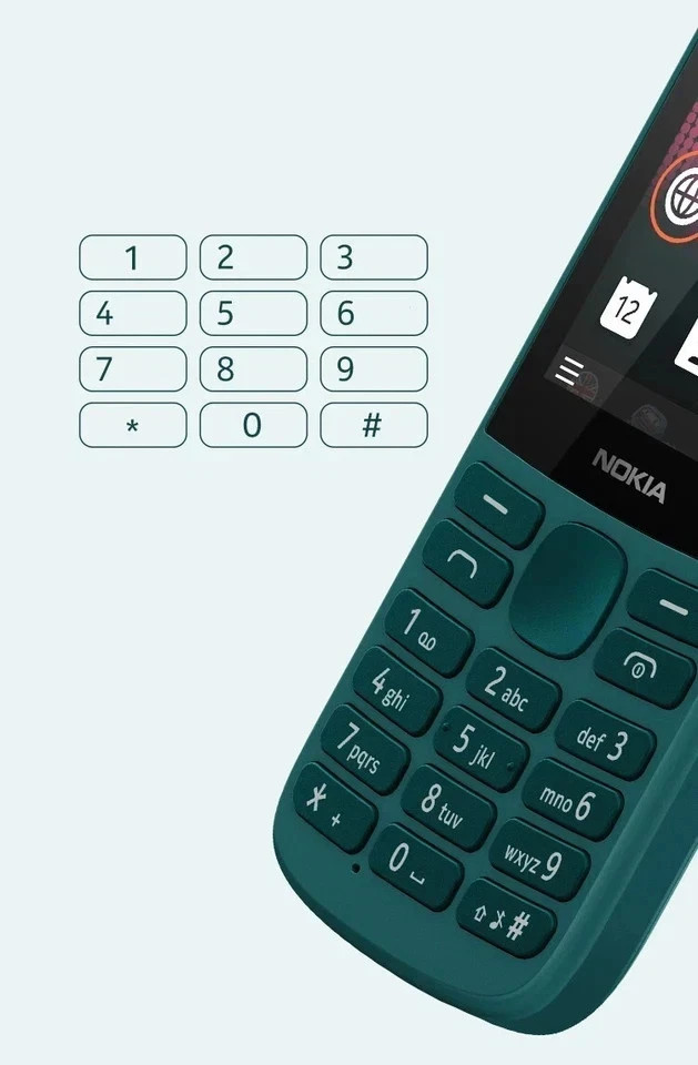 Nokia 215 4G Dual SIM Bluetooth 128MB 64MB RAM Classic Mobile Unlocked Phone