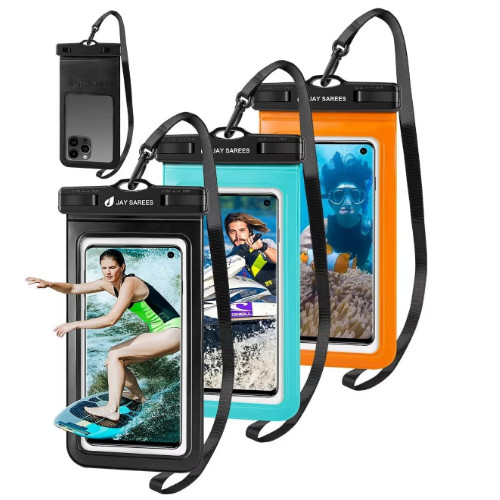3Pack Universal Waterproof Phone Case Pouch Bag for iPhone 14 Pro Max/Galaxy S23