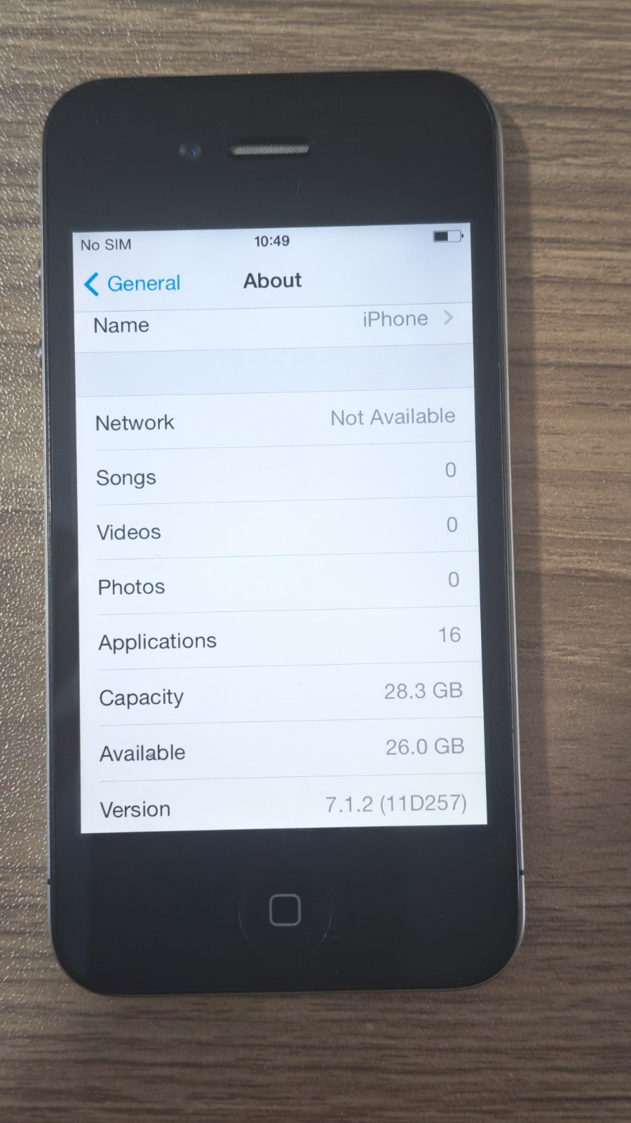 Good Working Apple iPhone 4 Unlocked 8GB 16GB 32GB White Gray For Collection