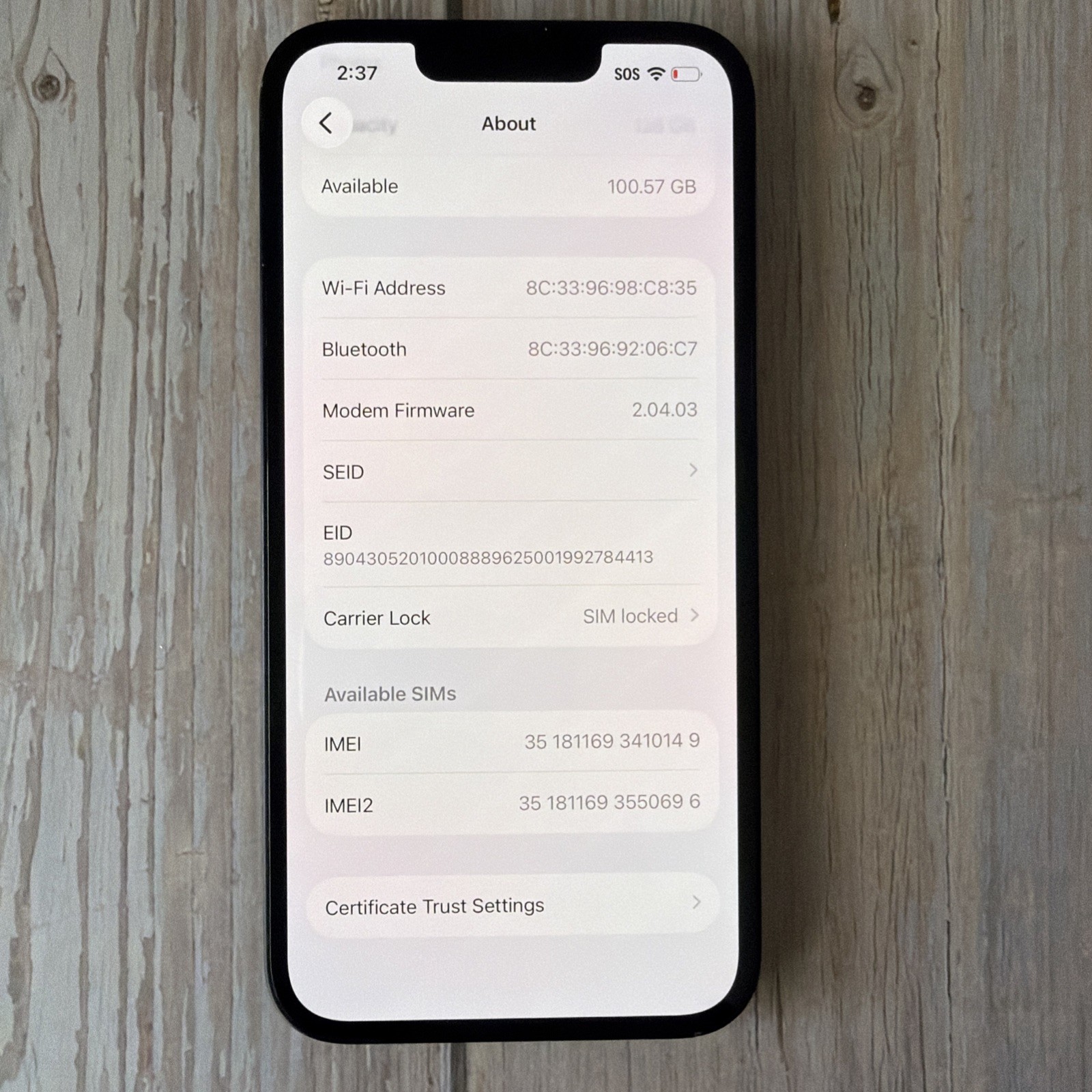 iPhone 16e 128gb ATT, Cricket Only