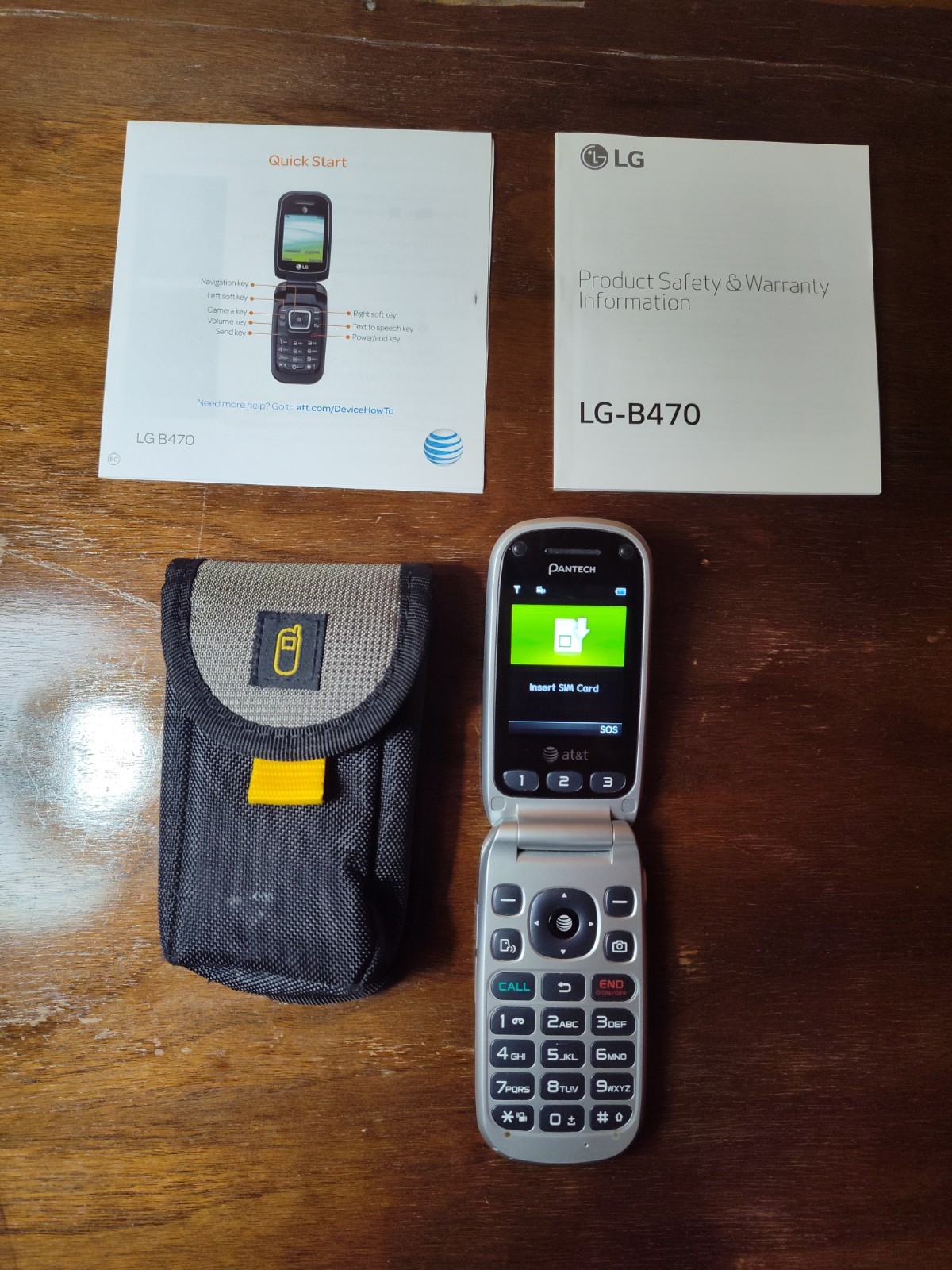 LG B470 – Navy Blue ( AT&T ) Cellular Flip Phone