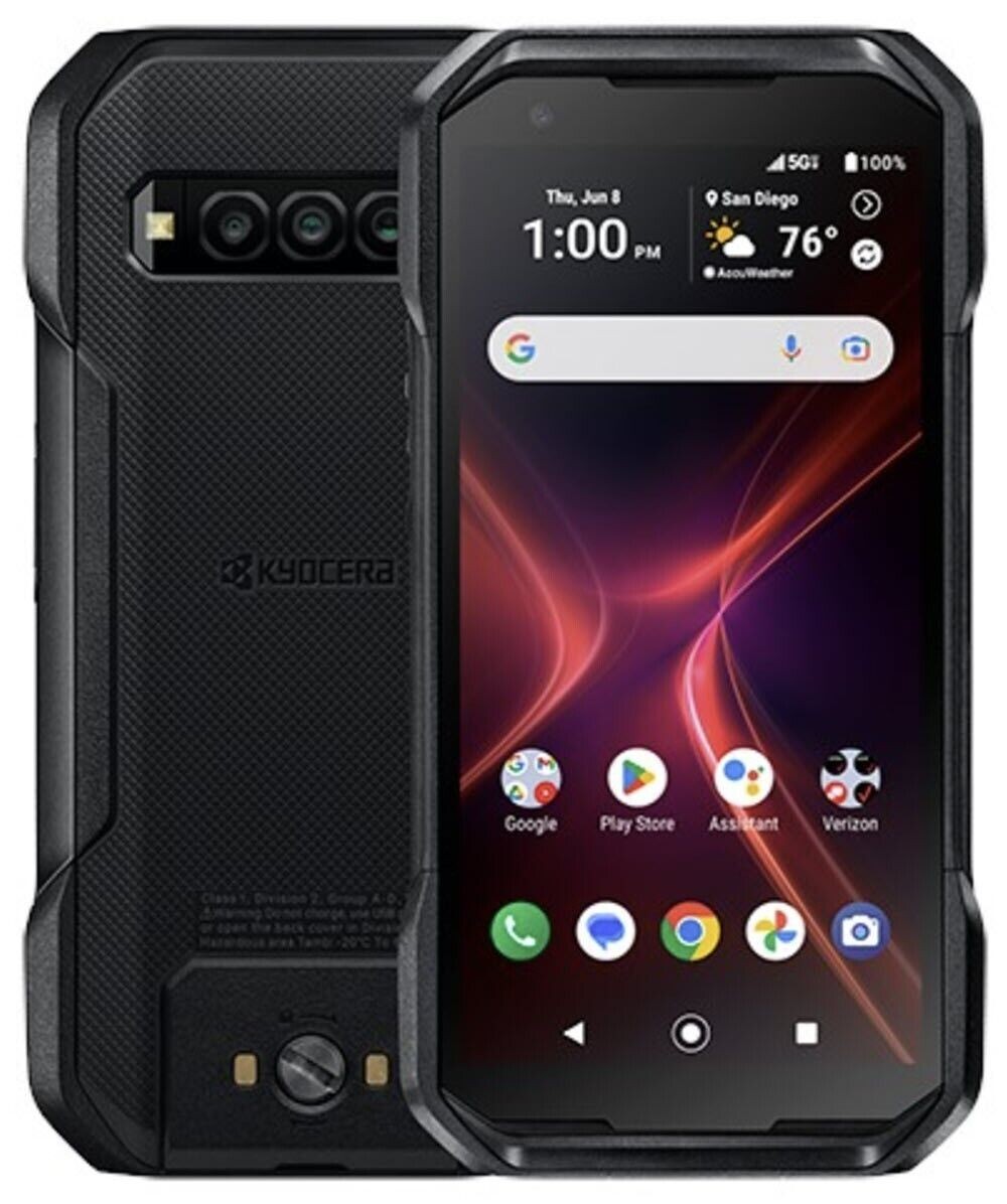 Kyocera DuraForce Pro E7200 128 GB Black Locked To Verizon Battery 93%-99%