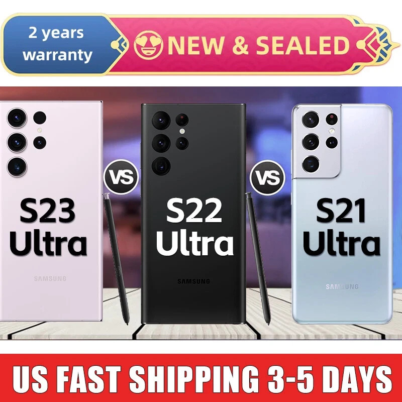 Samsung Galaxy S23 Ultra S22 Ultra 5G Factory Unlocked GSM CDMA ✨New Sealed ✨