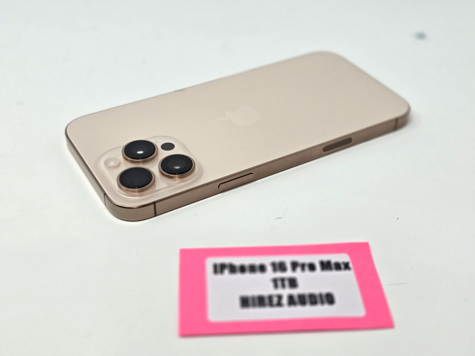 New Open Box Apple iPhone 16 Pro Max 1TB Desert Titanium Unlocked A+ 9 Cycle