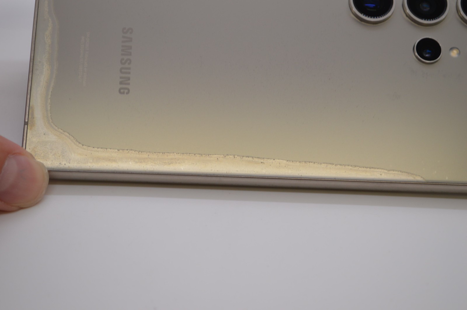 READ Samsung Galaxy S24 Ultra 256GB [SM-S928U1] Gray Claro Puerto Rico BACK#B490