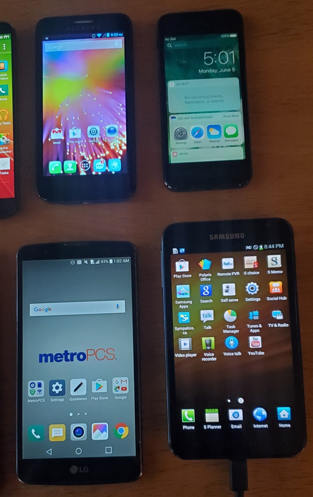 SALE! Lot 9 Samsung Galaxy & iPhones & LG *NO CRACKS Front or Back!! READ