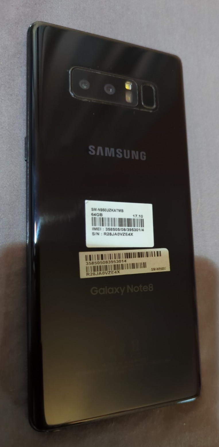 Samsung Galaxy Note8 – 64 GB – Midnight Black (T-Mobile) SM-N950U