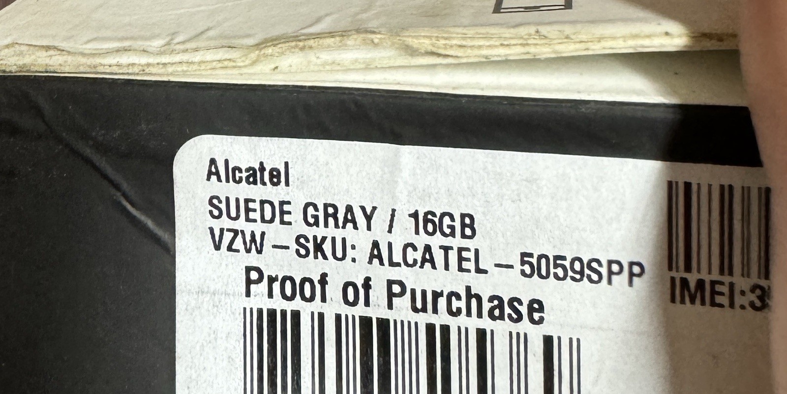 Alcatel Avalon V 5059S Black 16GB 4G LTE Verizon Locked Android SmartPhone