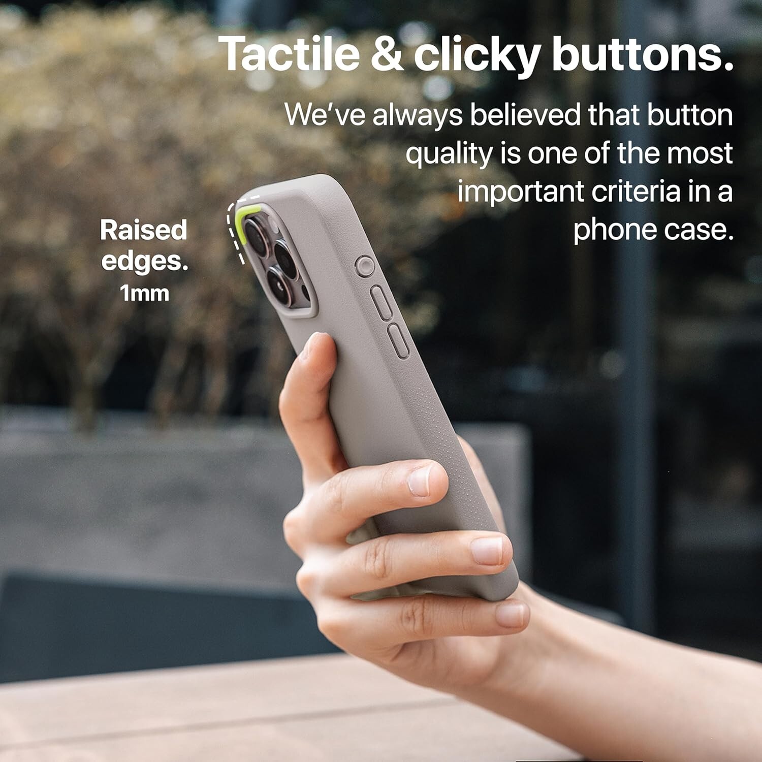For iPhone 16 Pro Max 5G Case W/ Covered Camera Control Button & Thin Protection