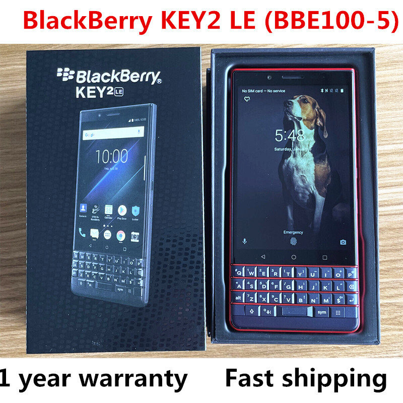 BlackBerry KEY2 LE BBE100-5 64GB Dual SIM 4G Unlocked Smartphone- New Sealed
