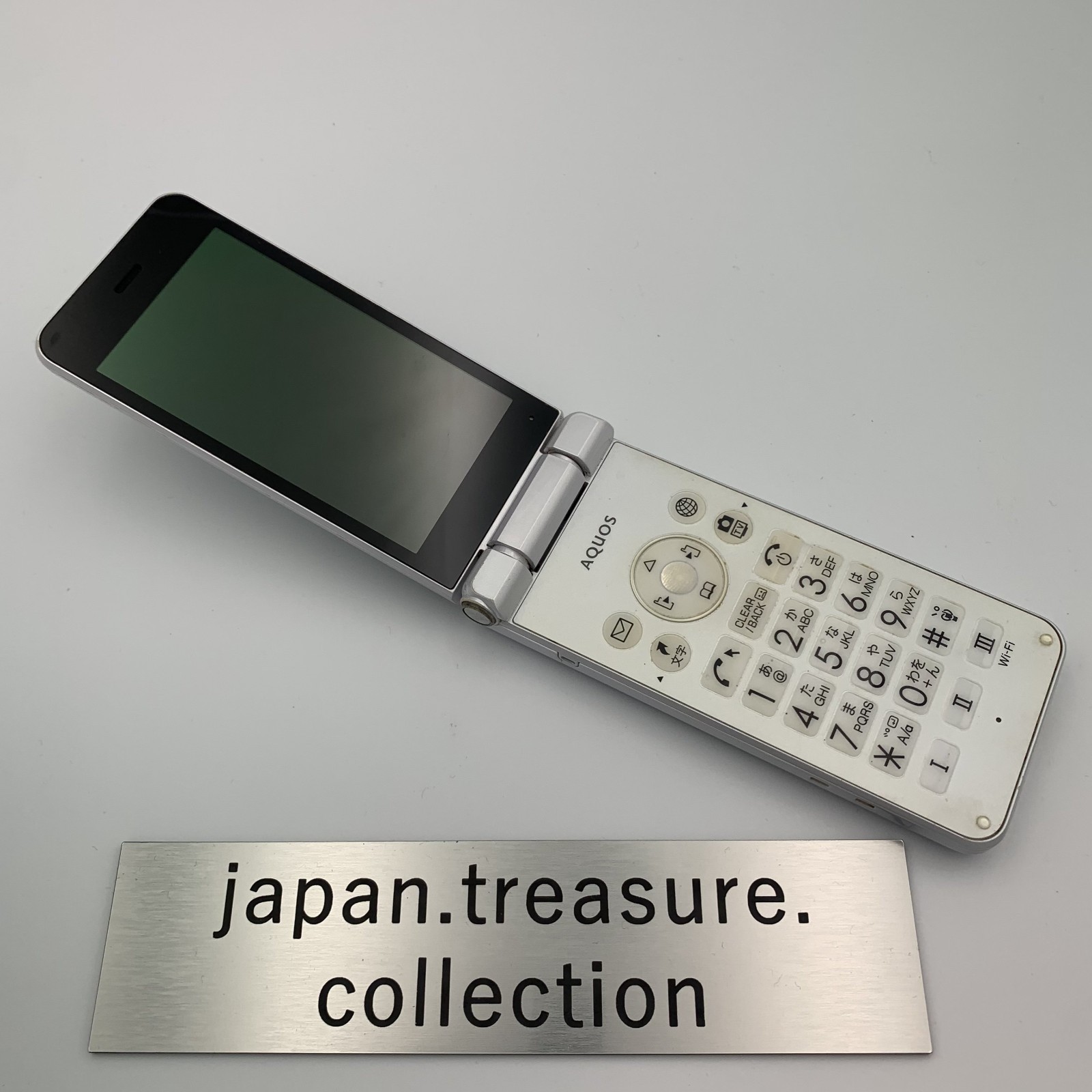 SHARP AQUOS Keitai 2 601SH 602SH White Flip phone Unlocked SIM From Japan