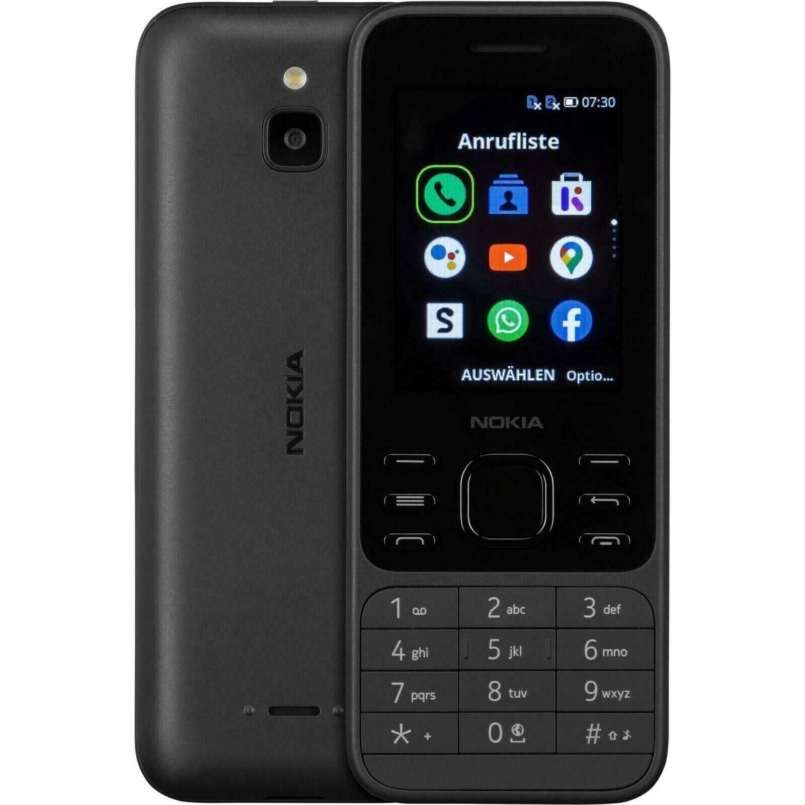 Dual SIM Nokia 6300 4G LTE WIFI Radio 2MP 0.3″ 4GB 512MB RAM Mobile Phone