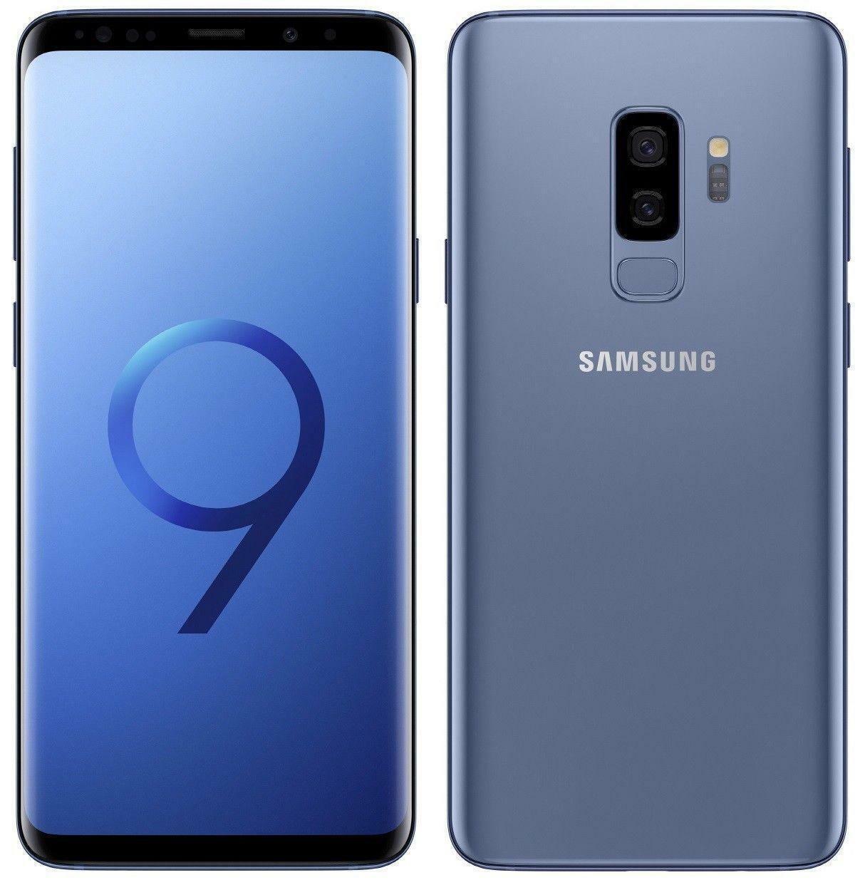Samsung Galaxy S9 SM-G960U Unlocked 64GB Coral Blue C Medium Burn