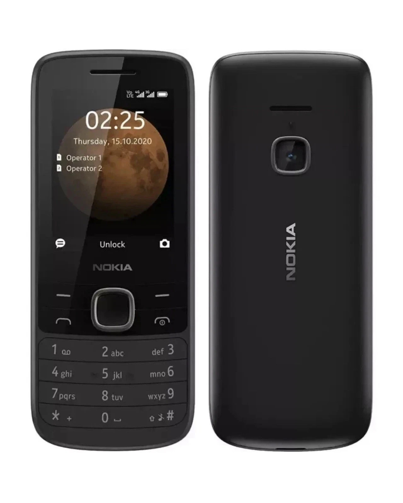 Unlocked Nokia 225 4G-2020 FM Radio 2.4in Dual SIM Dual Standby Feature Phone