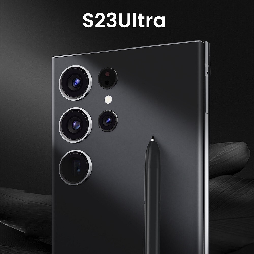 New S23 Ultra Unlocked Android 13 Smartphone 128GB Dual SIM Mobile Phone 6800mAh