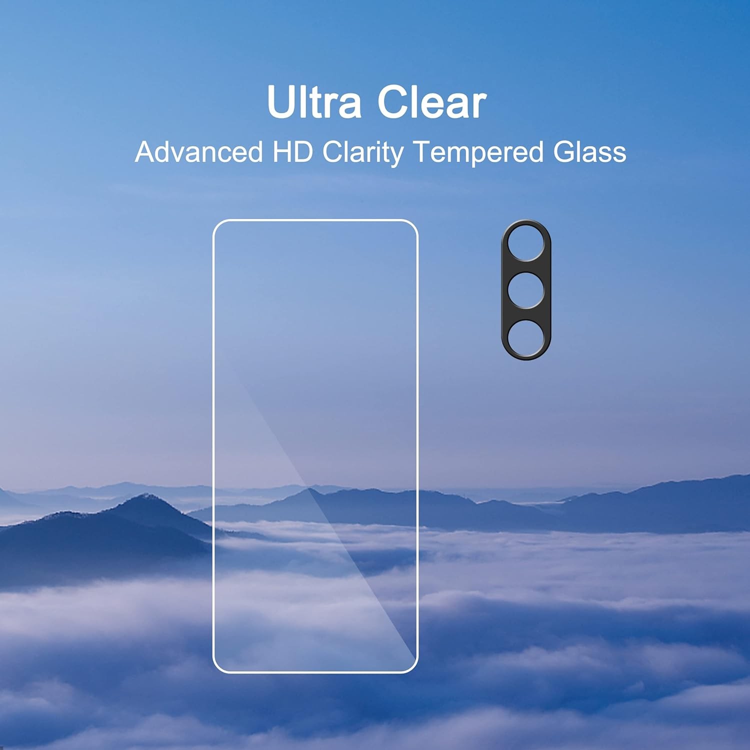 3PCS Screen Protector & Camera Lens for Galaxy S23 6.1 Inch Ultra Clear Anti-Scr