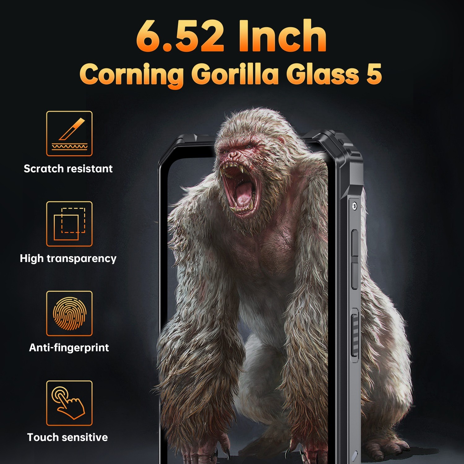 OUKITEL G1 Rugged Phone 24GB 256GB Android 15 10600mAh Dual SIM 4G 6.52″ HD 48MP