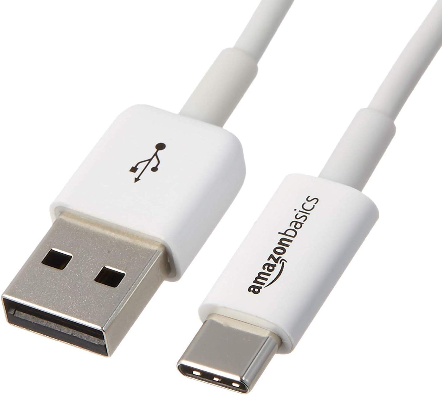 6ft USB-C to USB-A 2.0 Fast Charging Cable, 480Mbps, USB-IF Certified, White