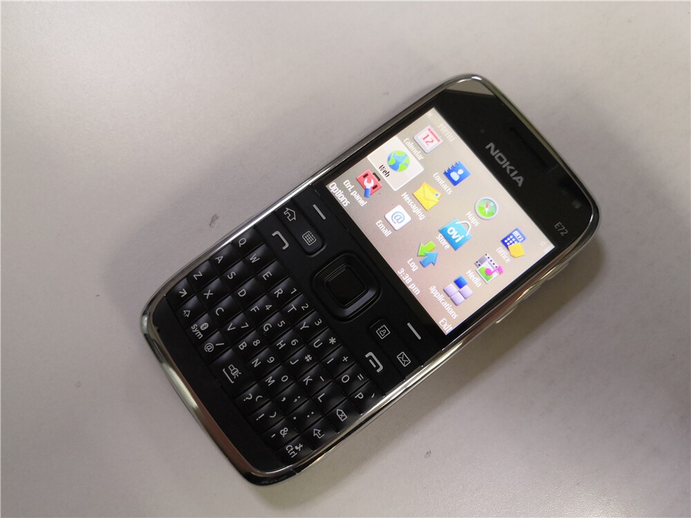 Unlocked Nokia E72 3G Bluetooth 5MP GPS WIFI FM radio Bar Mobile Phone US