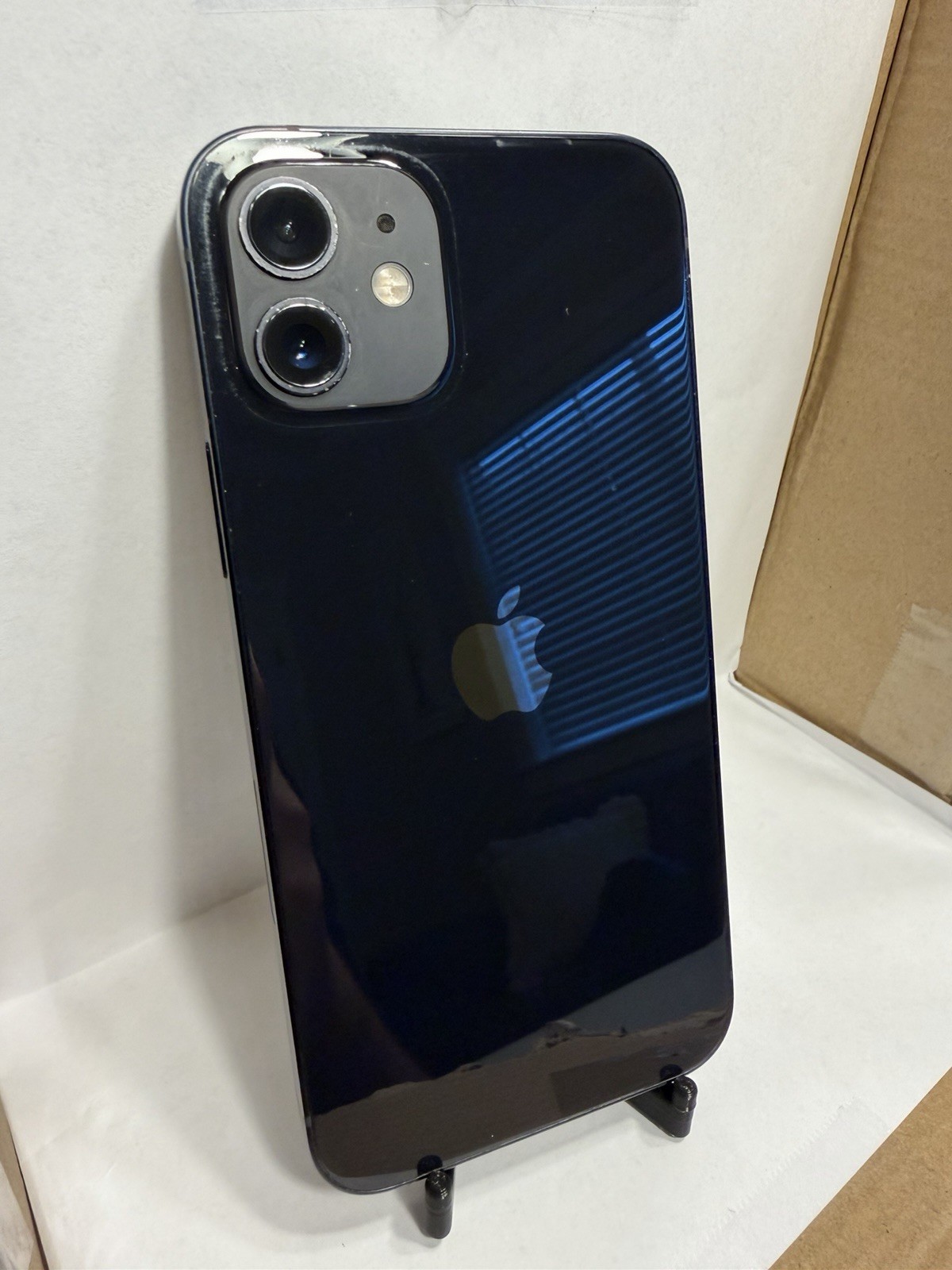 Apple iPhone 12 64GB Black Cricket iOS Smartphone 12MP Camera Slate Style
