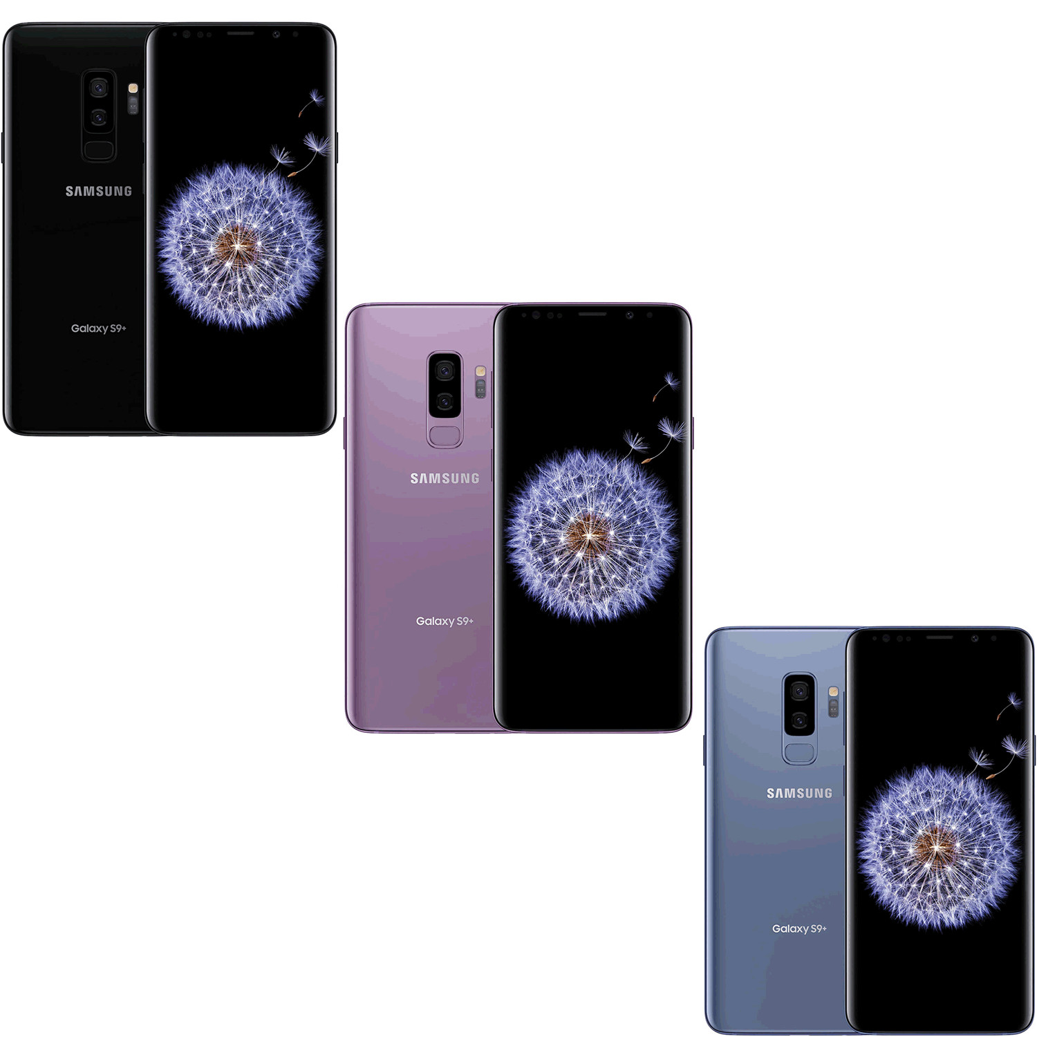 Samsung Galaxy S9+ Plus G965U Fully Unlocked (Any Carrier) 6.2″ SmartPhone Good