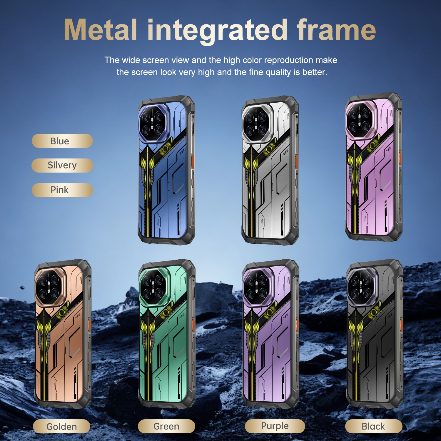 R26 Ultra 12GB+256G Unlocked Cell Phone Dual Sim 5G Rugged Smartphone 10000mAh