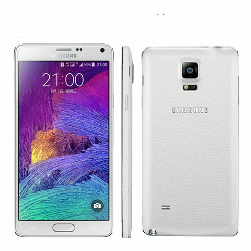 Samsung Galaxy Note 4 SM-N910A AT&T Unlocked 4G LTE Android Smartphone White A+