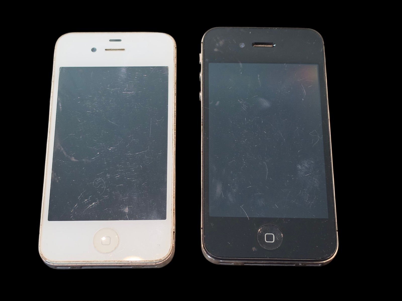 Lot Of 2 Apple iPhone 4 A1349 Smartphone – For Parts/Repair – No Power