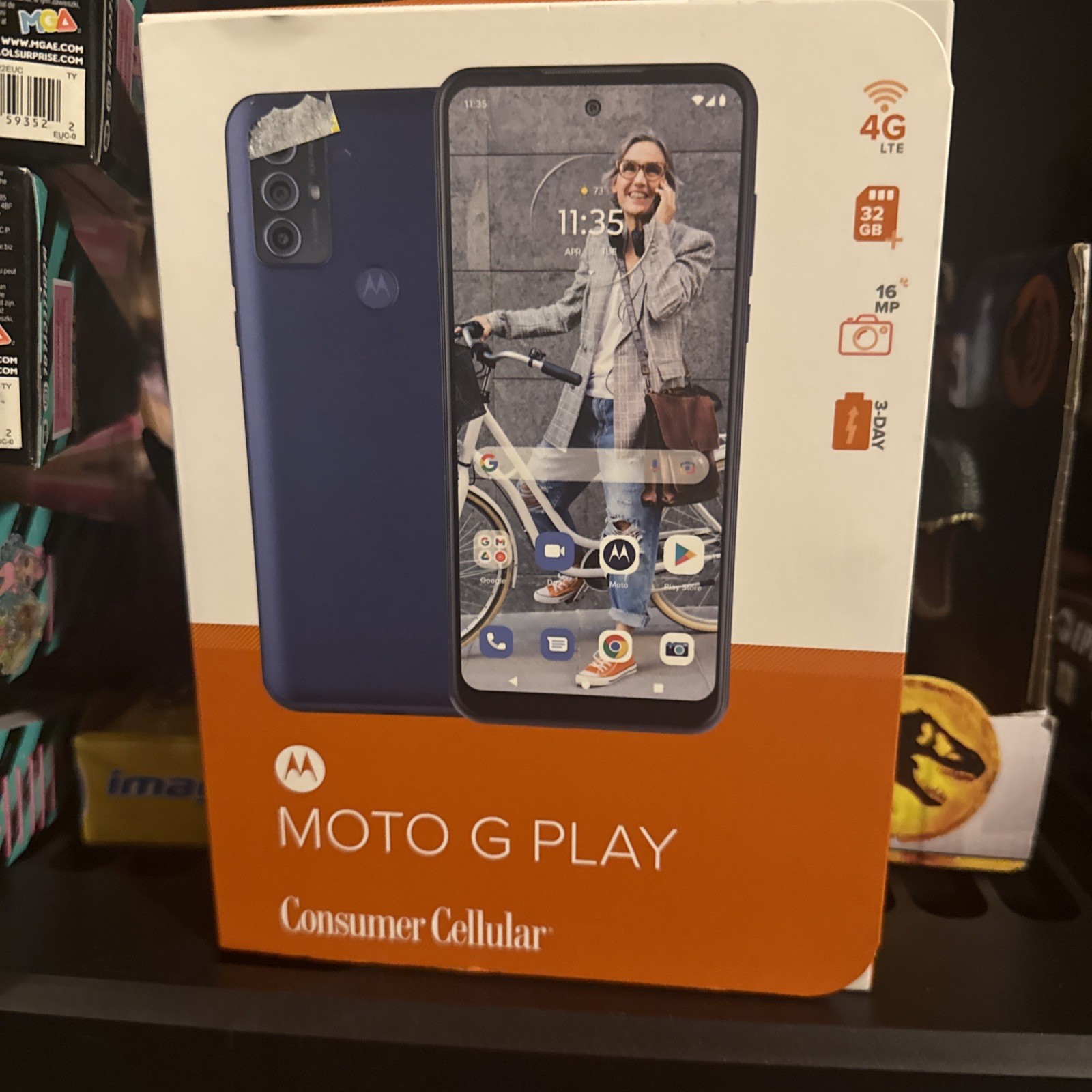 Consumer Cellular Motorola Moto G Play 32GB (New Sealed!)