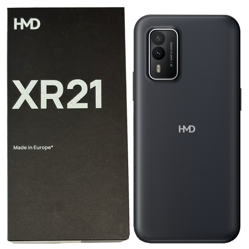HMD XR21 5G (Midnight Black) TA-1592 128GB + 6GB RAM Android – GSM Unlocked