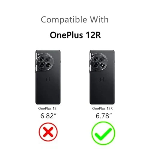 Ultra-Light TPU Leather Case for OnePlus 12R, Anti-Fingerprint, Scratch Protecti
