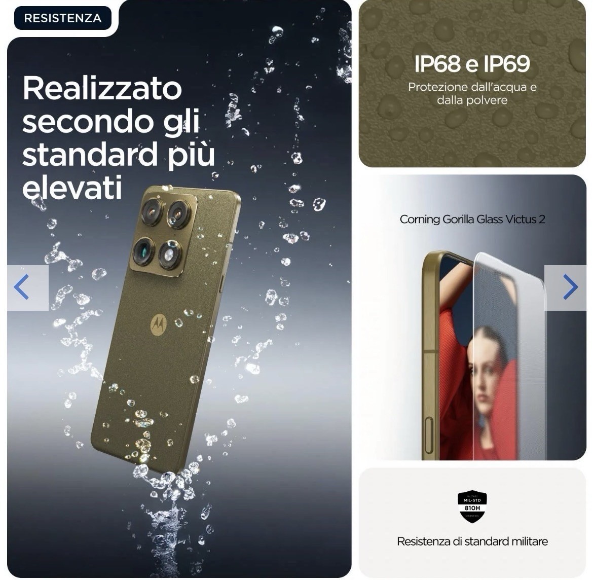 Motorola Signature 16/512GB Pantone Martini Olive – NEW Smartphone w/ Warranty
