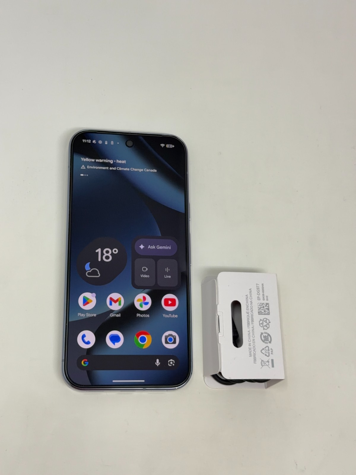 Google Pixel 10 Pro (GEHN3) – 256GB Unlocked Moonstone – 100% Battery – Warranty