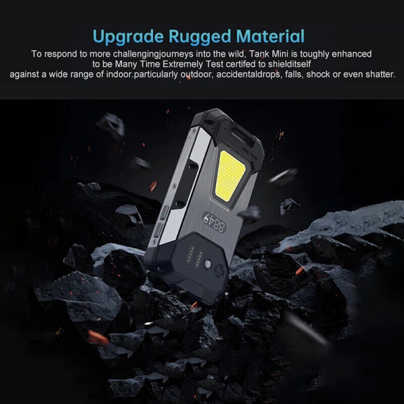 Unihertz 8849 Tank Mini Rugged Small Phone 4.3″ 24GB+256GB 100MP Helio G99 IP68
