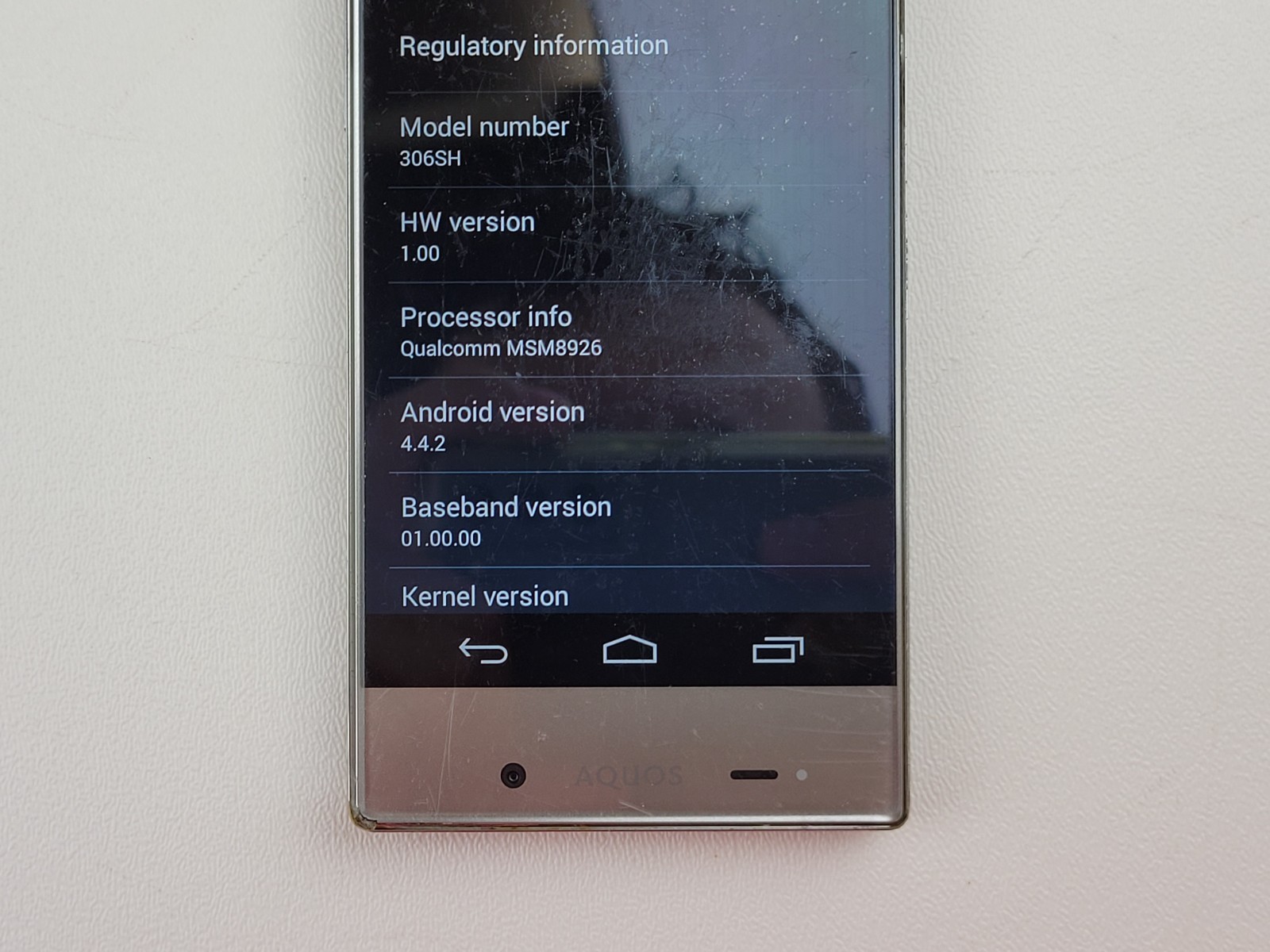 Sharp Aquos Crystal (306SH) 4GB – Silver (Boost Mobile) Smartphone – H8156