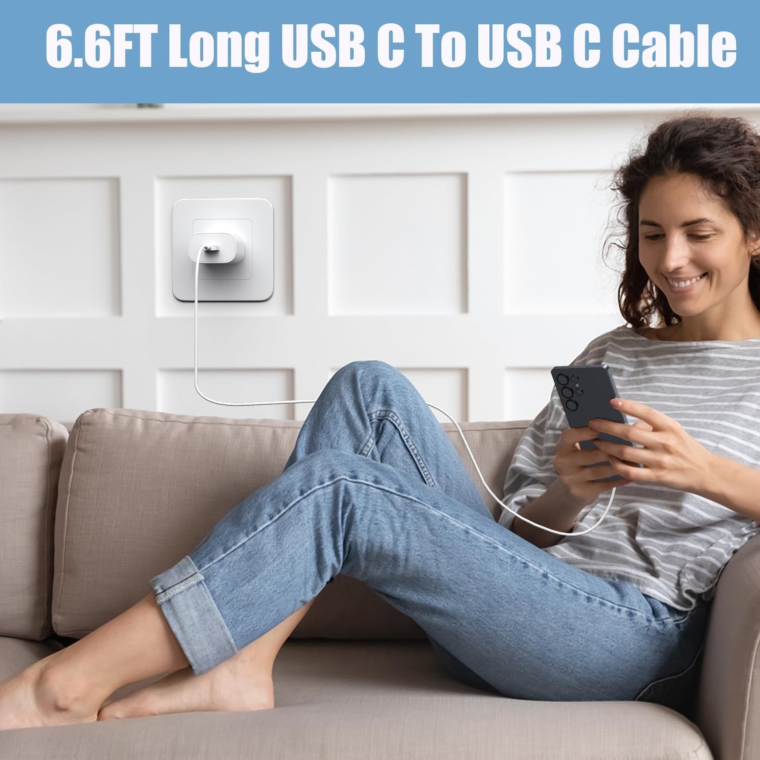 25W USB-C Fast Wall Charger for Samsung Galaxy S26 S25 S24 S23 S22 S21 S20 Plus