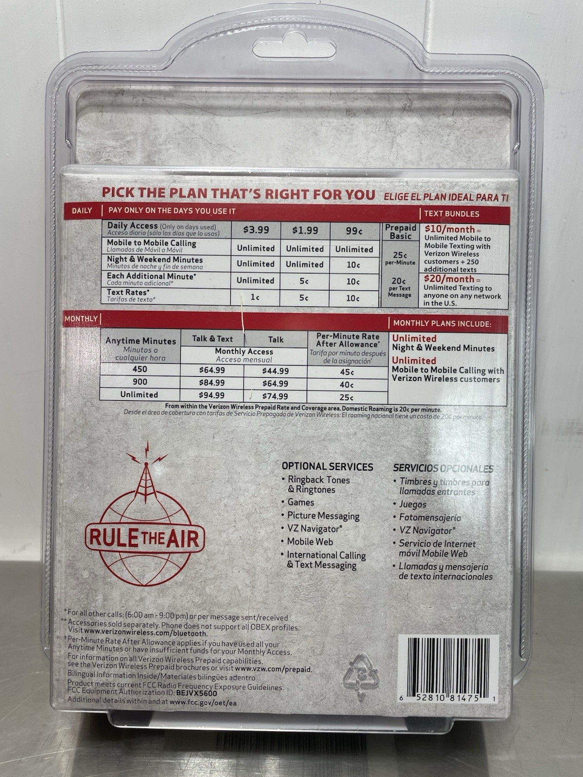Verizon Prepaid Flip Phone 2010 LG Accolade VX5600 Sealed As Is Read