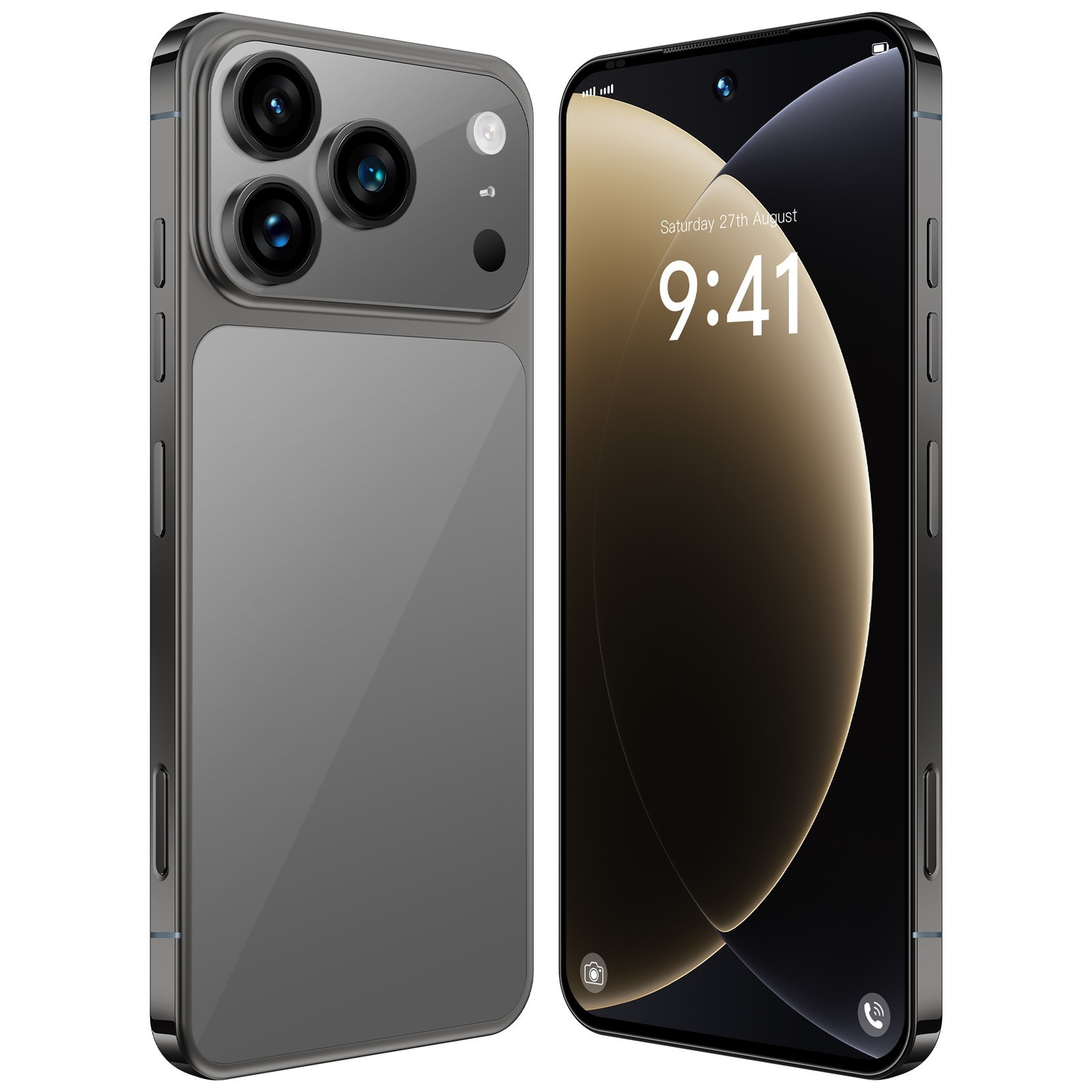 I17 Pro Max Unlocked Phone 5G – 8GB+256GB Dual SIM Cell Phone – 6.8″ HD Display