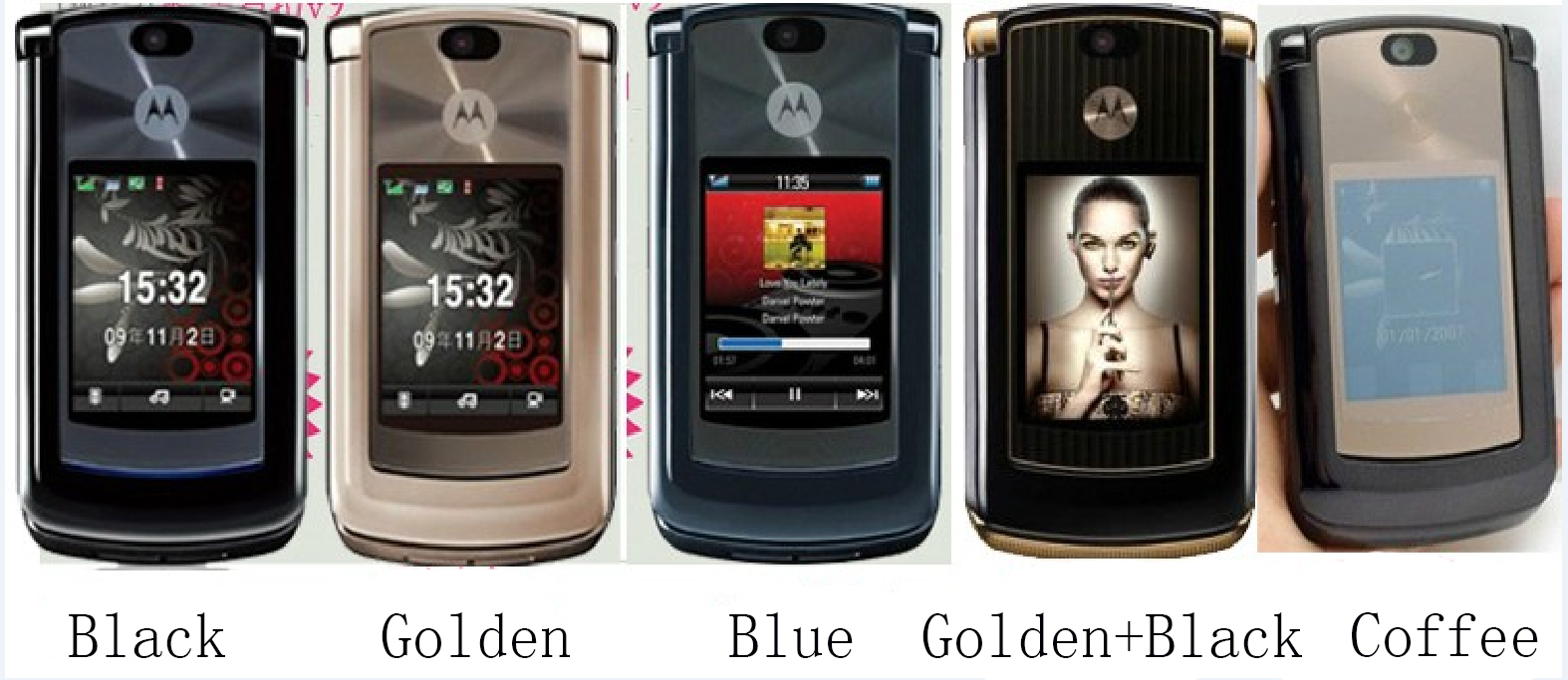 Motorola Razr2 V8 Original Unlocked 512MB 2GB ROM Flip CellPhone 2MP GSM