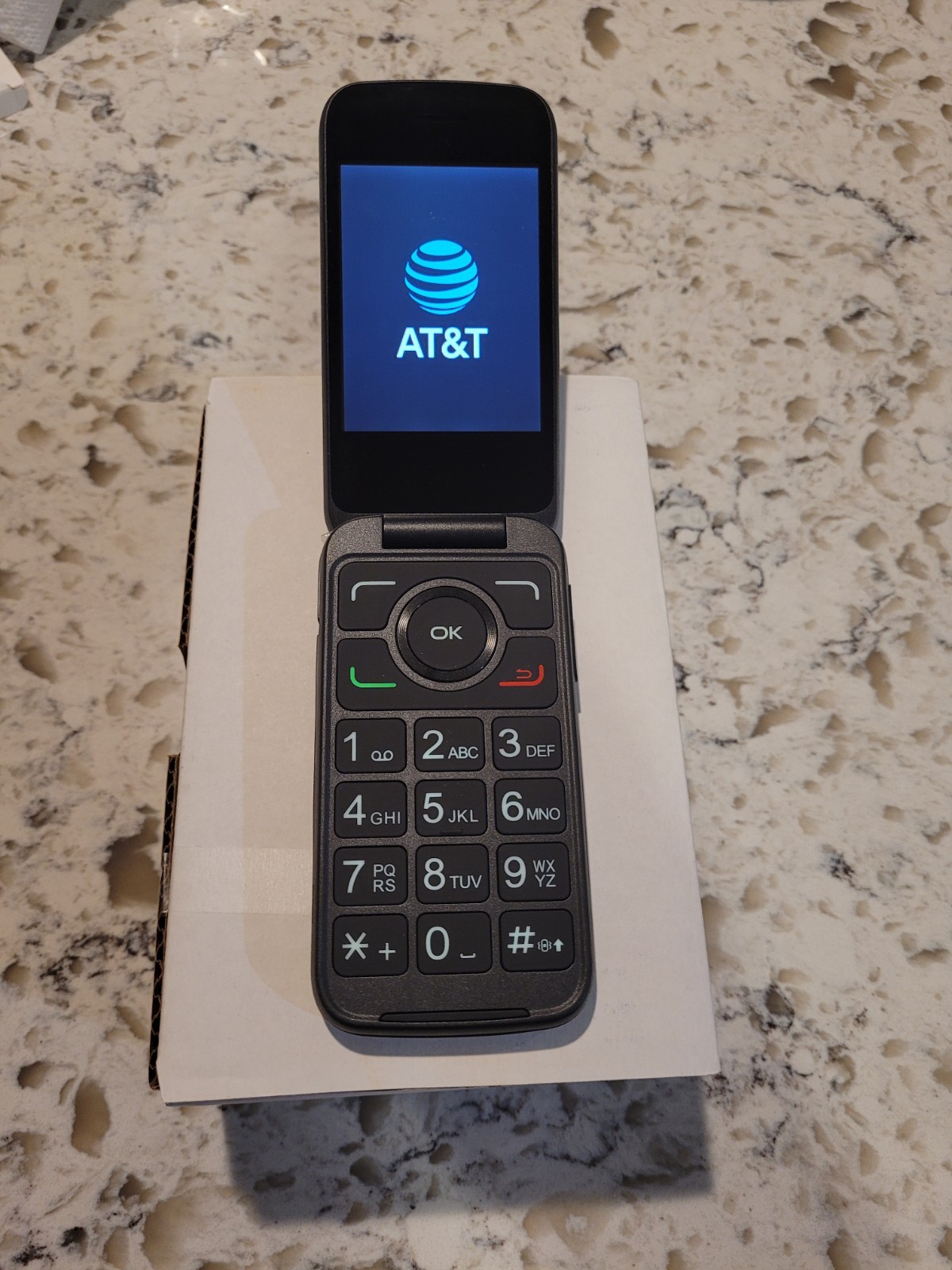Alcatel SMARTFLIP 4052R 4G LTE AT&T Black Flip Phone