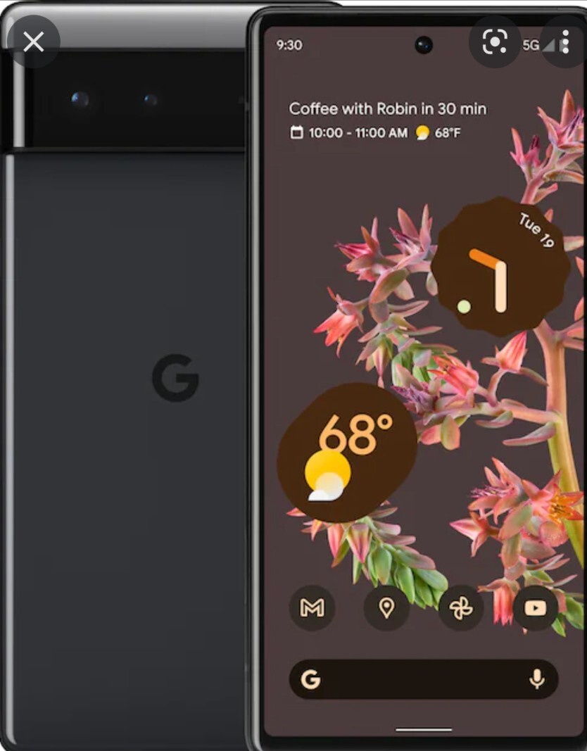 Google Pixel 6 – 128GB – Stormy Black (Verizon)